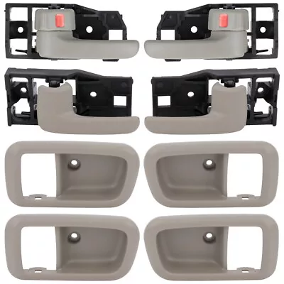 4x Interior Front Rear Left Right Door Handle+Trim For Toyota Tundra 00-06 Gray • $20.75