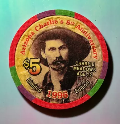 ⚡️❄️ Casino Chip OMG 😳 $5 Arizona Charlie's Age 32 Las Vegas⚡️❄️⚡️❄️⚡️❄️ • $1