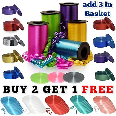 £1.88 • Buy 50 Meters Balloon Curling Ribbon For Party Gift Wrapping Balloons String Tie