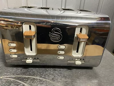 Swan ST14620GRYN Nordic 4-Slice Toaster 1500W Grey READ BELOW • £22.99