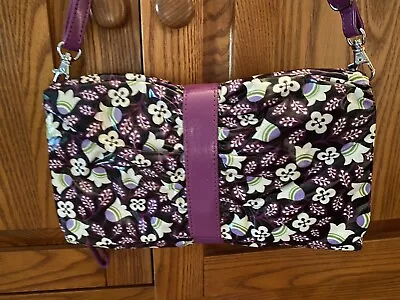 Vera Bradley Plum Petals Frills Concert Clutch Crossbody NWOT • $12.50