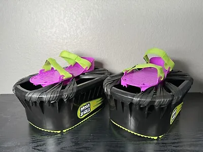 Moon Shoes Anti-Gravity Trampoline Big Time Toys Purple & Black Bounce EUC • $25