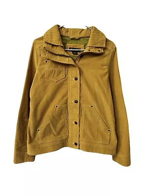 Eddie Bauer Womens Corduroy Utility Jacket Size Small Marigold Great For Spring! • $39.99