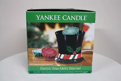 NEW Yankee Candle Electric Tarts Wax Melts Warmer Frosty Hat Christmas Winter • £15.56