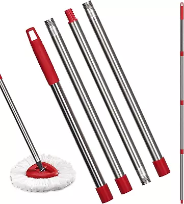 Spin Mop Handle - 4-Section 30  To 58  Mop Handle Stick Compatible With O-Ceda S • $18.72