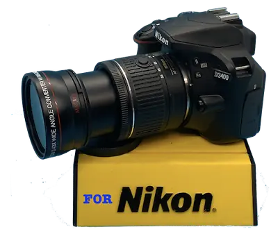 Wide Angle Macro Lens For Nikon D3100 D3200 D3000 D5100 D5000 D60 D40x D50 HD4 • $24.49