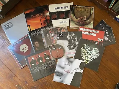 Autographed Signed Alkaline Trio Alk3 Matt Skiba Vinyl Nofx Blink 182 OOP Lot • $1700