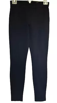 J. Crew Pixie Pant Dark Navy Blue Ponte Stretch Skinny Legging Pants Ankle 2R • $11