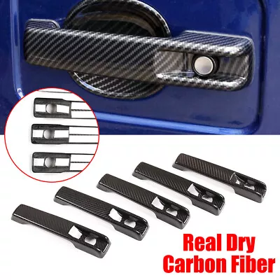 Real Carbon Fiber Outer Door Handle Cover For Benz G Class G500 G55 G63 2019-22 • $83.99