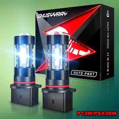 6000K White LED Bulbs For Mercedes-Bens GL450 2007-2011 Fog Light Daytime DRL • $21.52