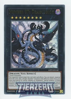 Yugioh Number 97: Draglubion GFP2-EN145 Ultra Rare 1st Edition Near Mint • £1.79