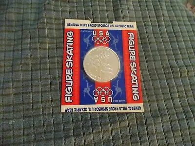 1998 NAGANO OLYMPICS Sports MEDALLION Figure Skating VG ! • $3.69