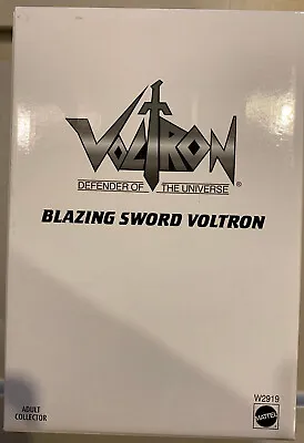 Blazing Sword Voltron Defender Of The Universe Matty Collector 2011 MIB Sealed • $80
