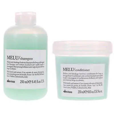 Davines MELU Shampoo 8.45 Oz & MELU Conditioner 8.83 Oz Combo Pack • $53