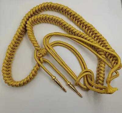 For Army Military Dress Gold Aiguillette Germany Officer Shoulder Cord Mylar • $100
