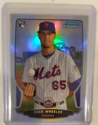 2013 Bowman Chrome Refractor #49 Zack Wheeler Rookie - Mets - Phillies • $5.99