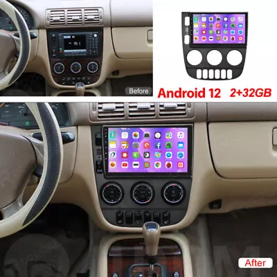 32GB Android 12 Car Radio For Mercedes Benz W163 M-Class ML350 ML400 ML500 97-05 • $139.99