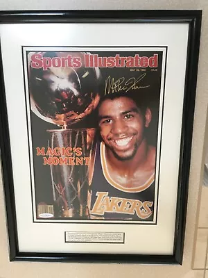 Magic Johnson Autographed Sports Illistrated Cover May 26 1980 UDA • $179.99