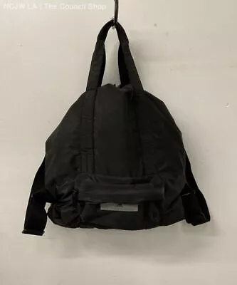 Stella McCartney Adidas Black Nylon Gym Backpack Shoulder Bag • $20