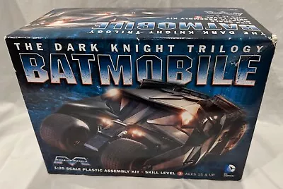 Moebius Batman Dark Knight Trilogy Batmobile 1/25 Scale Model Kit • $9.99