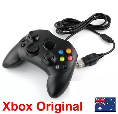 Dual Shock Black Wired Game Pad Controller For Microsoft Original Xbox NEW! • $24.90