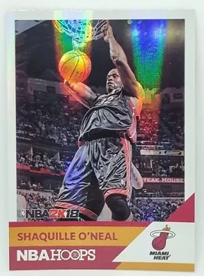 2017-18 NBA Hoops Shaquille O'Neal NBA2K18 Holo Insert • $2.99