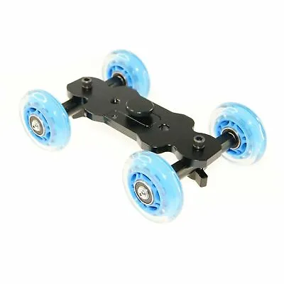 Heavy Duty Camera Dolly Car Wheel Roller Slider Skater DSLR Camera Adjustable • £15.92