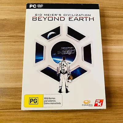 Sid Meiers Civilization Beyond Earth PC Game + Product Code Booklet Good Cond • $12.50