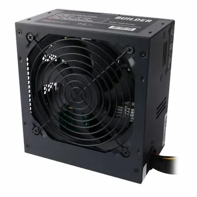 Black 600W ATX PC Power Supply Unit Computer PSU PCI-E 6x SATA 8-Pin 12V NEW • £27.70