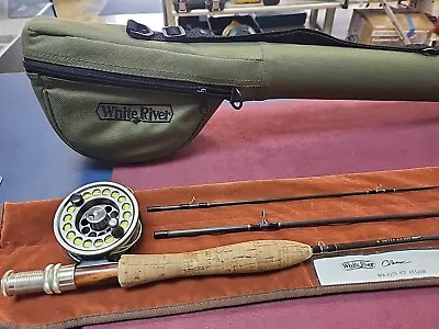 White River Classic 3 Piece Fly Rod Reel & Hard Case. WR-6333 6'3  #3 Line 3-4 • $80