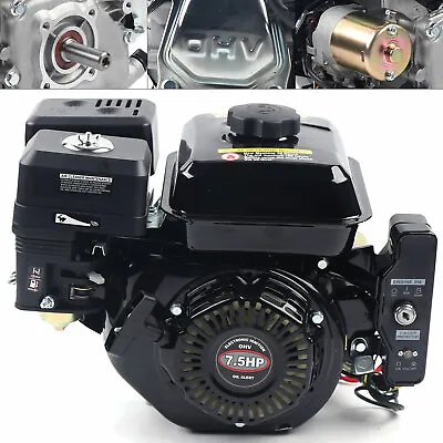 212cc 4-Stroke 7.5 HP Electric Start Horizontal Engine Go Kart Gas Engine Motor • $166.25