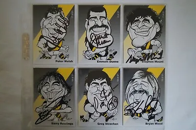 $295 • Buy Richmond Tigers Limited Release 1980 WEG Premiers Cards X 6 - Signed By Players