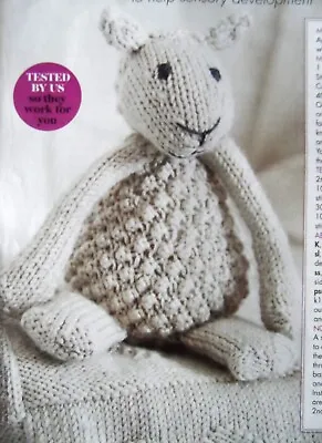 TOY Textured LAMB  -  Amigurumi  ~  Knitting Pattern NEW • £2.50