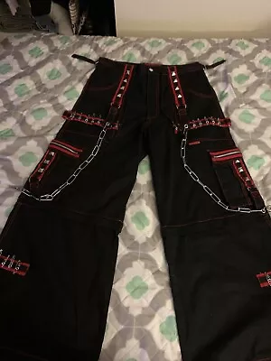 Tripp Nyc Pants Black And Red • $110