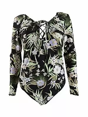 MSRP $100 Volcom Juniors' For Shore Lace-Up One-Piece Swimsuit Size Medium • $25.79