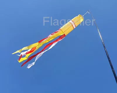 Dorset Flag Tube Windsock 60  For Telescopic Flag Pole Festival Camping • £9.49