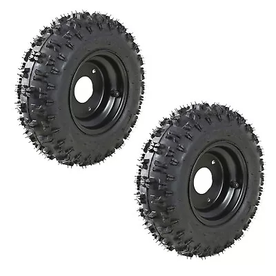 2Pack Rear 4.10-6 Inch Wheel Rim Tyre Tire Go Kart Drift Tricke Buggy Quad Mower • $95.69