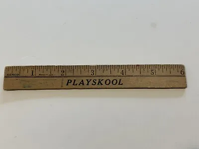 Vintage Playskool 6  Wooden Ruler • $9.99