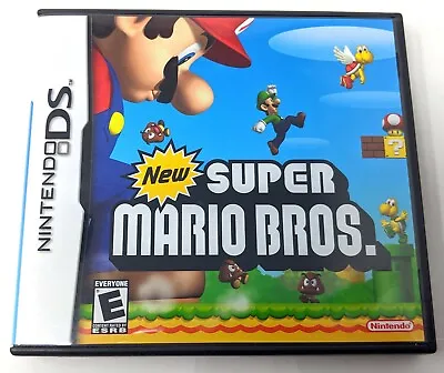 Game Case And Manual NO GAME New Super Mario Bros Nintendo DS Authentic • $9.95