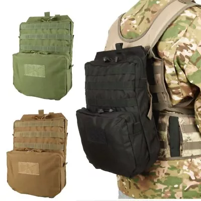 Tactical Hydration Bag Hunting Vest Equipment Bags Camping Hiking Molle Pouch • $22.99