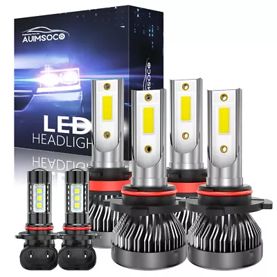 For Ford Escape 2013-2016 Combo 6X 6000K LED Headlight Hi/Lo + Fog Light Bulbs • $39.99