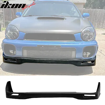 Fits 02-03 Subaru Impreza WRX STI Front Bumper Lip Unpainted - PU • $127.99