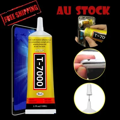 T-7000 Adhesive Glue Multi Purpose Black Acrylic Mobile Phone Repairing • $14.99