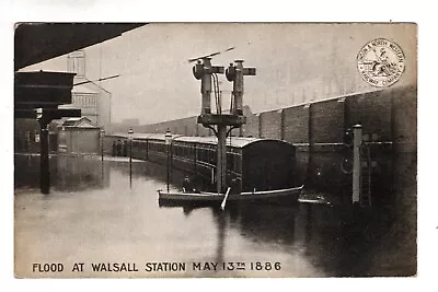 Walsall Railway Station Flood L & N.w.r. Official 1904 Series (ref. 528) • £2.99