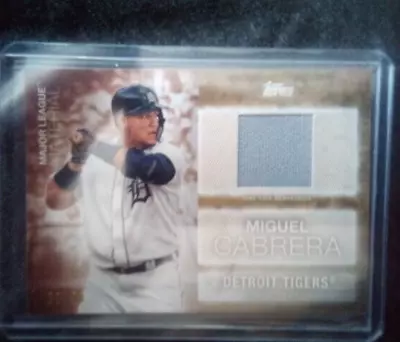 2020 Topps Miguel Cabrera Tigers Major League Material • $25