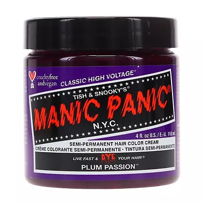 MANIC PANIC Classic High Voltage Plum Passion 4 Oz • $15.10