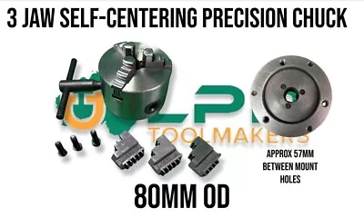 Self Centering Chucks (3 Jaw) - 80 | 100 | 130mm • $158.24