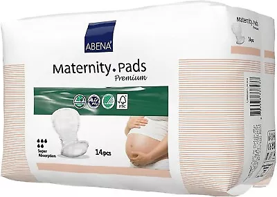 Maternity Pads Disposable Highly Absorbent Fluff Core Premium Pad Pack Of 15 • £6.49