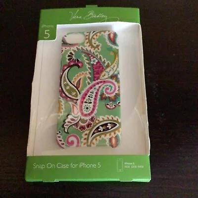 NEW-VERA BRADLEY IPHONE 5 CASE TUTTI FRUTTI Pattern Hard Shell Sliding Case NIB • $8.99