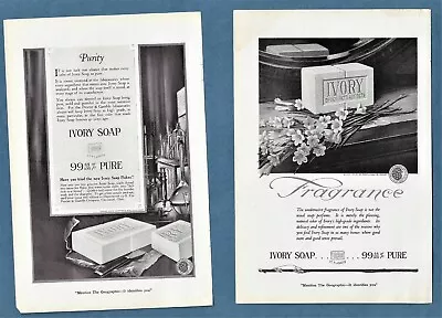 4 Ivory Soap Ads ~ 1915-1920 • $8.95